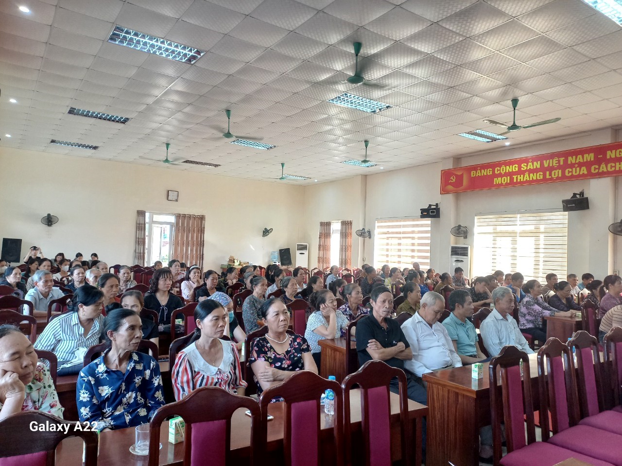 Truyền thông về bình đẳng giới và vai trò của nam giới trong thực hiện chính sách dân số trên địa bàn xã Hồng Hà
